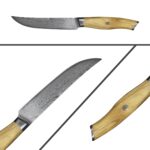 Steakmesser Set 6 teilig Damast – Bild 3