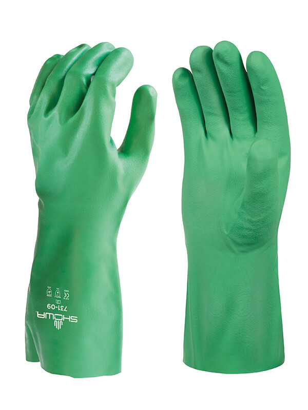 731-02.jpg Showa Chemikalienschutz-Handschuh – Bild 1