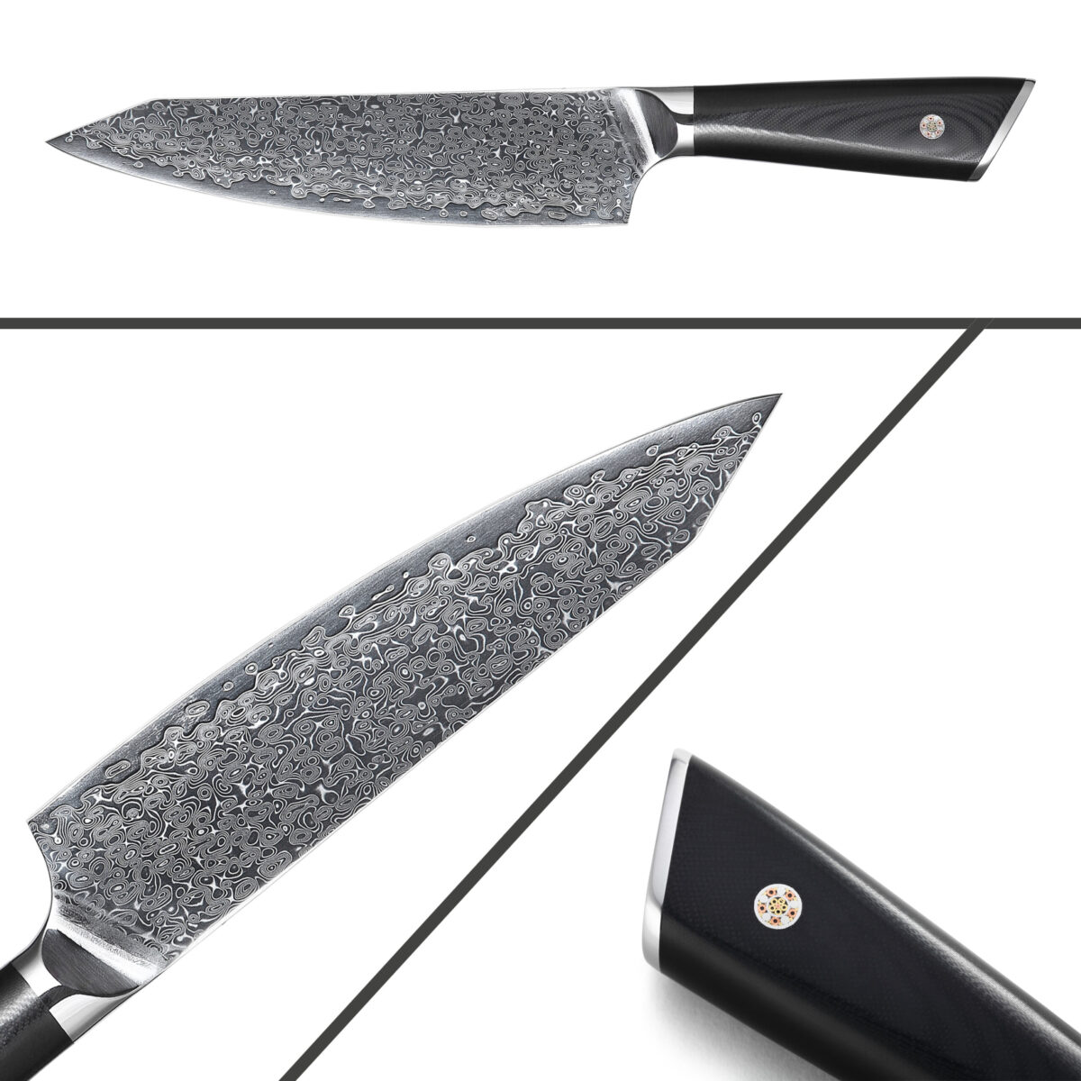 Damast Kochmesser – Bild 3