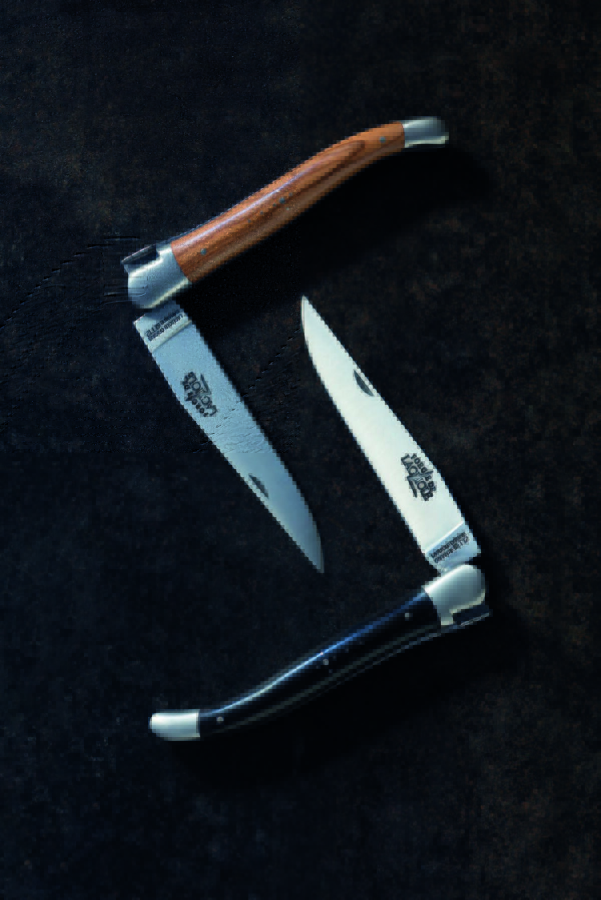 Forge de Laguiole Taschenmesser 7cm Messing – Bild 2