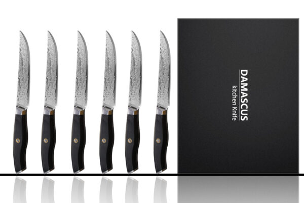 Damast, Steak, Steakmesser