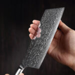 Hezhen Damast Hackbeil – Bild 3