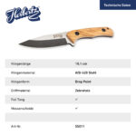 Herbertz Gürtelmesser Zebraholz – Bild 7