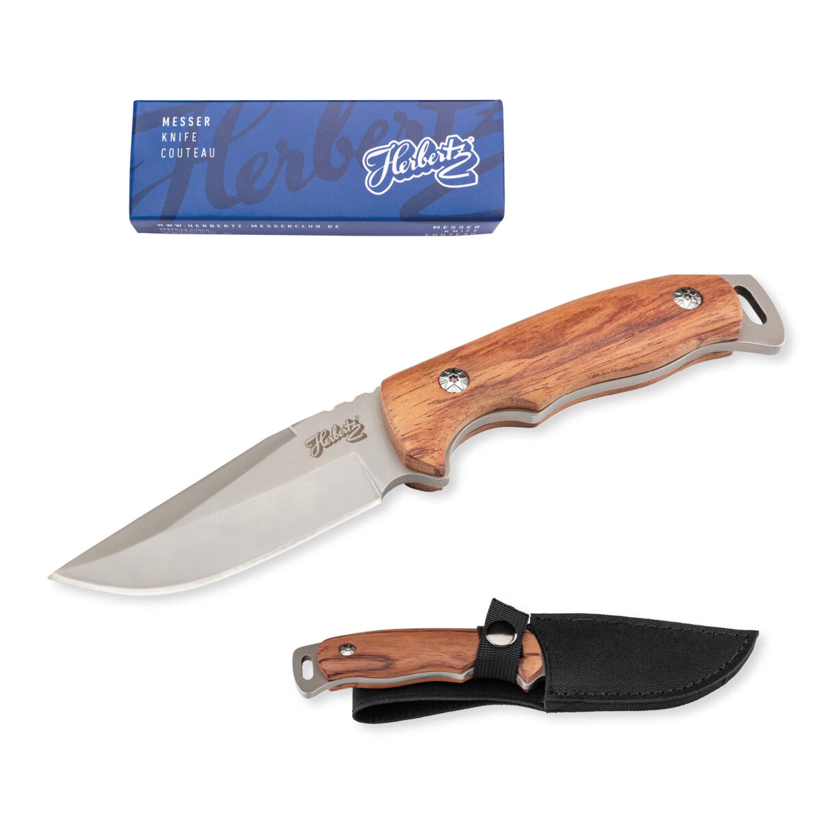 Herbertz Gürtelmesser Olivenholz – Bild 4