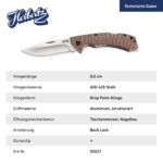 Herbertz Gürtelmesser Alu – Bild 6