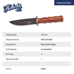 Herbertz Gürtelmesser Cocobolo – Bild 3