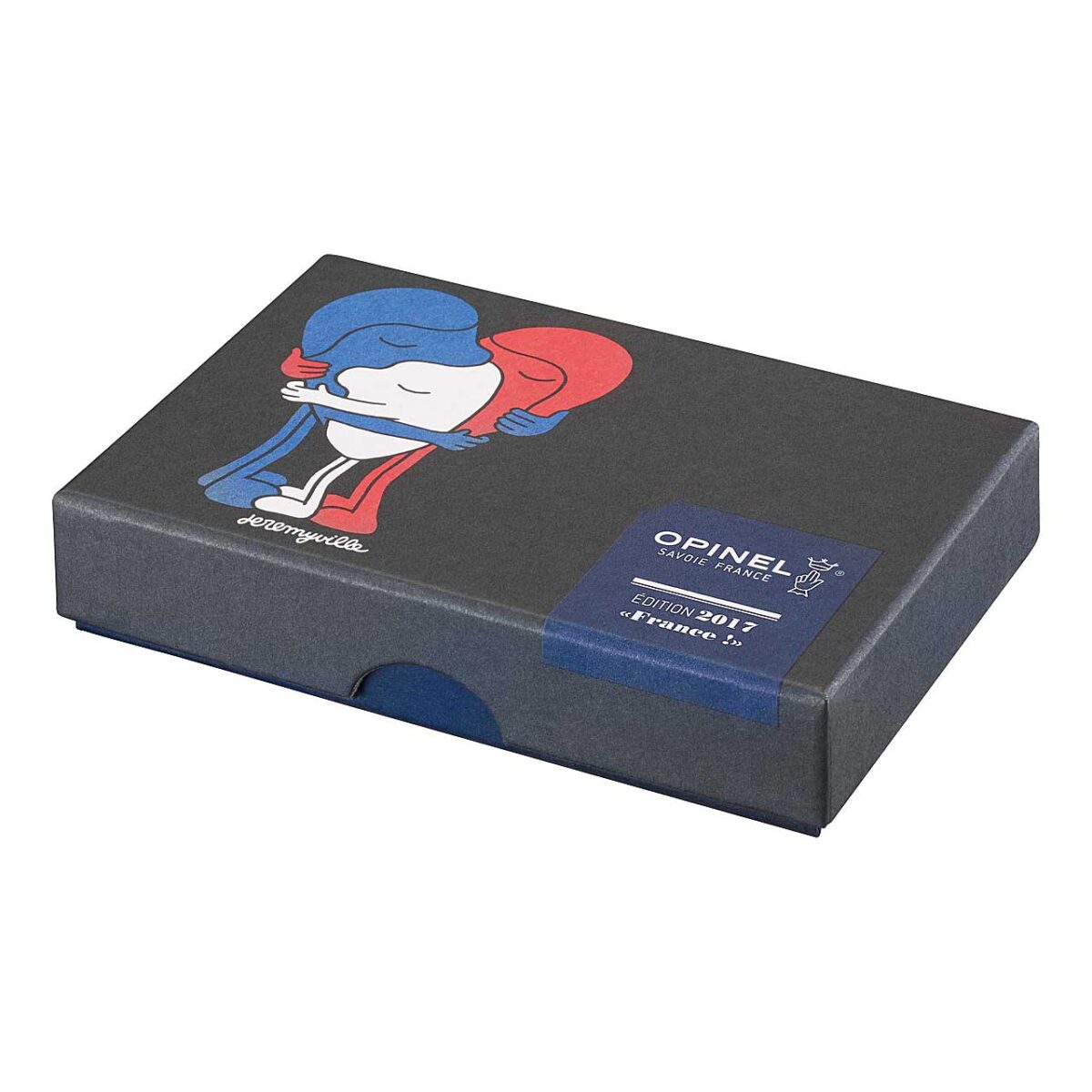 Opinel Taschenmesser No 08, rostfrei, Edition FRANCE ! Jeremyville – Bild 5