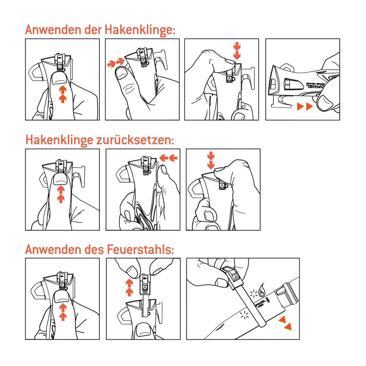 Opinel No 12 EXPLORE green - mit Zeckenzange – Bild 5