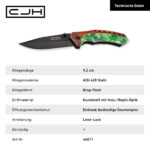 CJH Einhandmesser Holz/Camo – Bild 3
