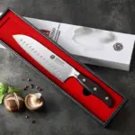 Hezhen Xinzuo Santoku Kochmesser, 18cm – Bild 5