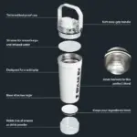 Stanley Vitalize™ Shaker | 0.59L - Chalk – Bild 5